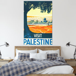 Visit Palestine Canvas Print