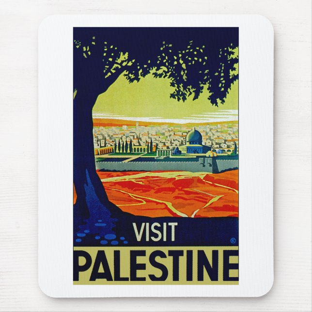 Visit Palestine Mouse Pad (Front)