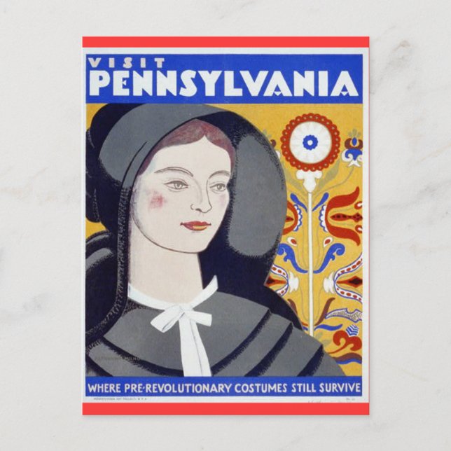 Visit Pennsylvania Postcard (Front)