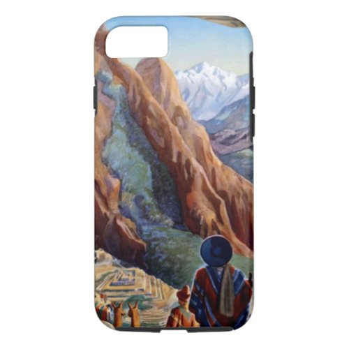 Visit Peru Vintage Travel iPhone 7 Case