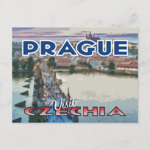 Visit... Prague, Czechia Postcard