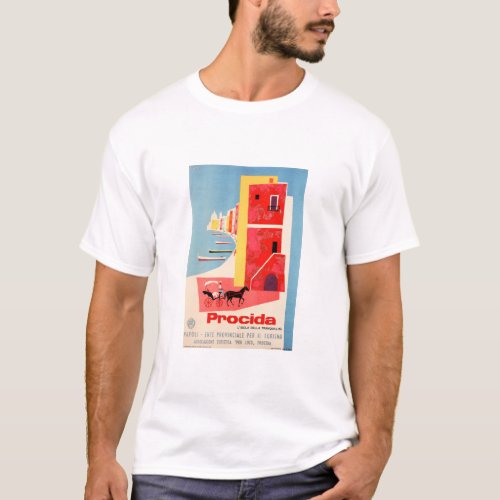 Visit PROCIDA Naples Coast South ITALY ENIT Travel T_Shirt