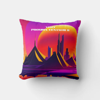 Visit Proxima Centauri b Throw Pillow