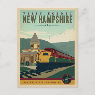 Visit Scenic New Hampshire Postcard