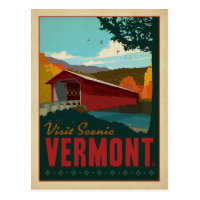 Visit Scenic Vermont Postcard