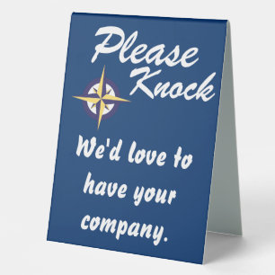 Visit Sign for Campers I