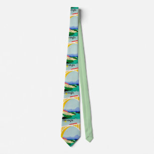 Visit Slovenia Green, Boutique, Diverse Neck Tie