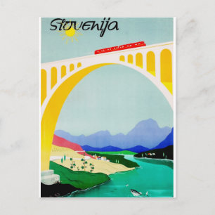Visit Slovenia Green Boutique Diverse Postcard