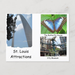 Visit St. Louis. Postcard