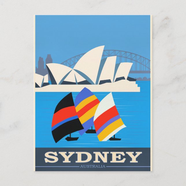 Visit Sydney, Australia Postcard (Front)