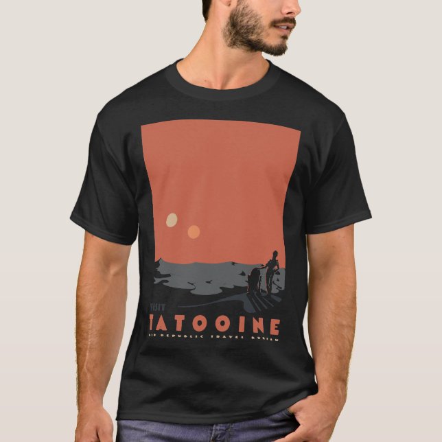 Visit Tatoine Classic T-shirt (Front)