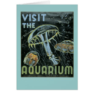 Visit the Aquarium - WPA Poster -
