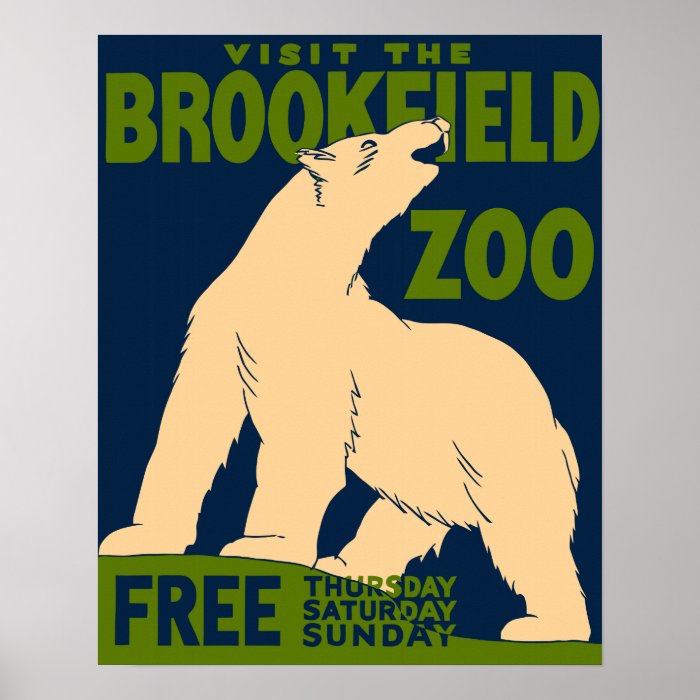 Visit the Brookfield Zoo Print