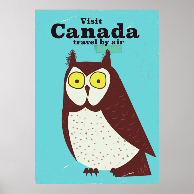 Visit the Canada Owl poster (Front)