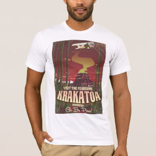 Visit the Fearsome Krakatoa Travel poster T-Shirt