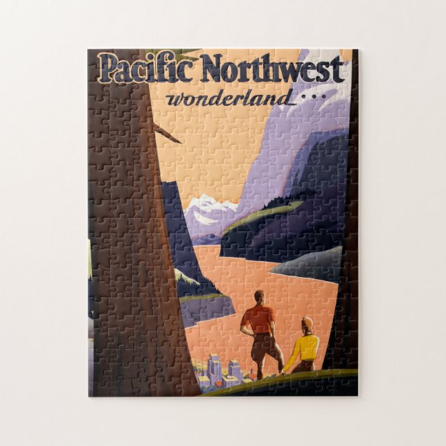Visit the Pacific Northwest Wonderland... Jigsaw Puzzle (Vertical)