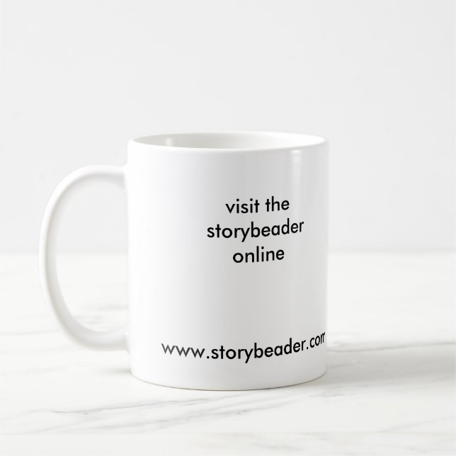 visit the storybeader online coffee mug (Left)