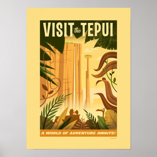 Visit the Tepui! - Disney Pixar UP Movie poster (Front)