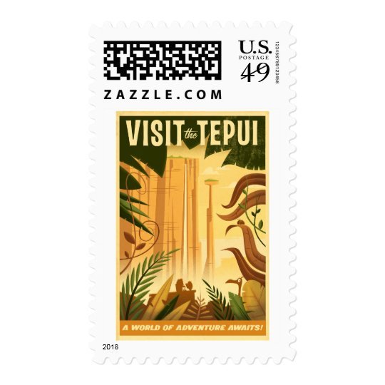 Visit the Tepui! - Disney Pixar UP Movie poster Postage