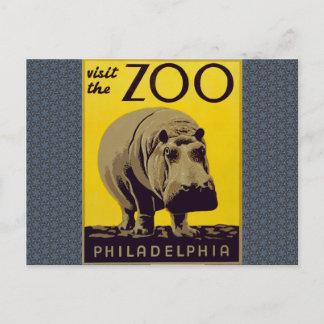 Visit The Zoo!! Postcard