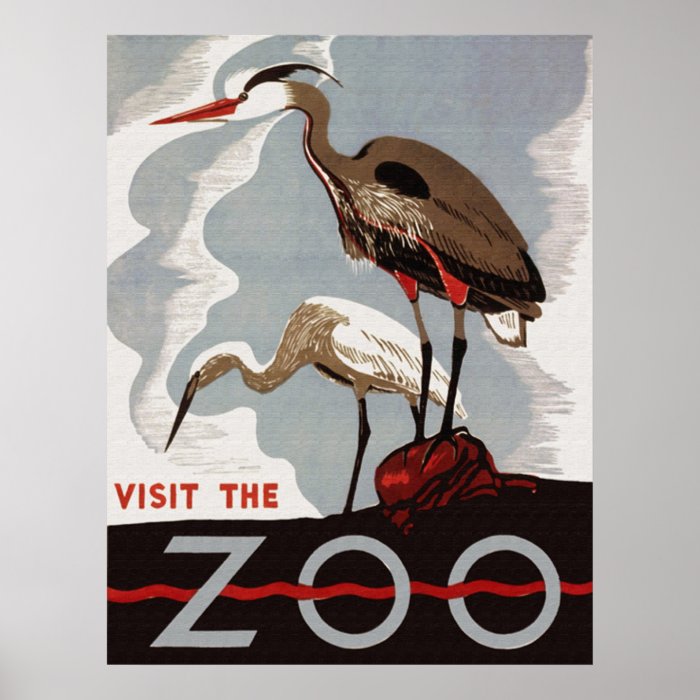 Visit the Zoo Poster