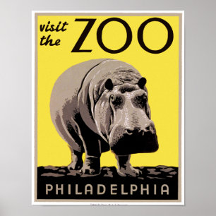 Visit the Zoo Poster