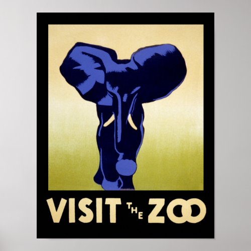 Visit The Zoo Poster