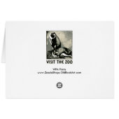 Visit the Zoo - WPA Poster - Cards (Back Horizontal)