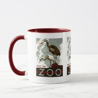 Visit the Zoo - WPA Poster - Mug