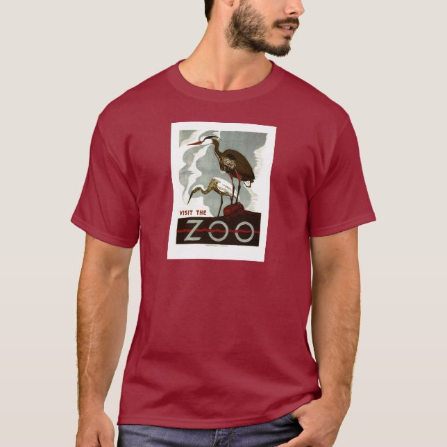 Visit the Zoo - WPA Poster - T-Shirt (Front)