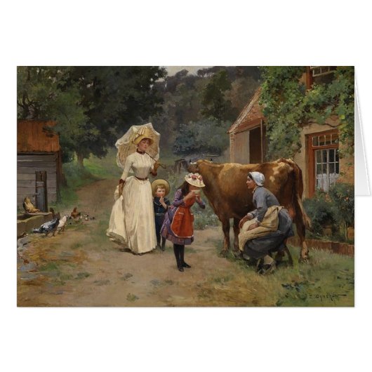 Visit to the Farm Card (Front Horizontal)