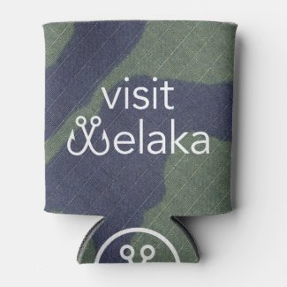 Visit Welaka Camo Coozie