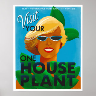 Visit Your One House Plant Poster