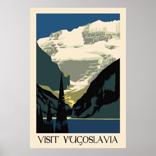 Visit Yugoslavia Poster
