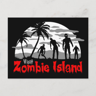 Visit Zombie Island Postcard