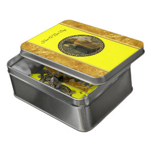 Visitation at Dawn Jesus Knocking on a Rustic Door Jigsaw Puzzle