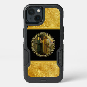Visitation at Dawn Jesus Knocking on a Rustic Door iPhone 13 Case