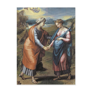 Visitation by Raphael Postcard