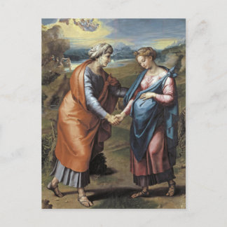 Visitation by Raphael Postcard