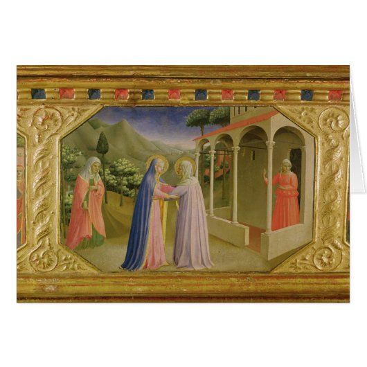 Visitation, from predella Annunciation Cards (Front Horizontal)