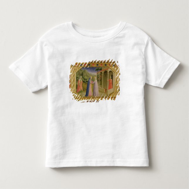 Visitation, from predella Annunciation Toddler T-shirt (Front)