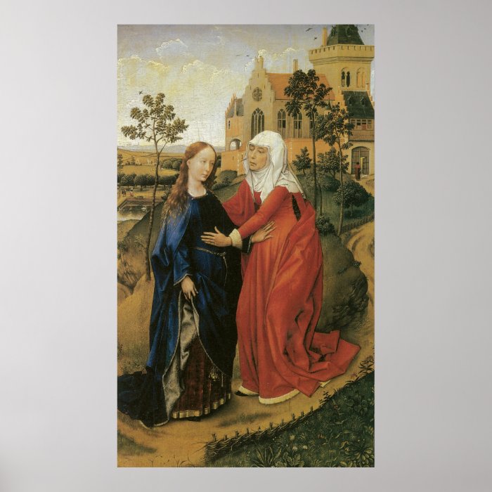 Great Poster with the life of Jesus depicted in Rogier Van Der Weyden