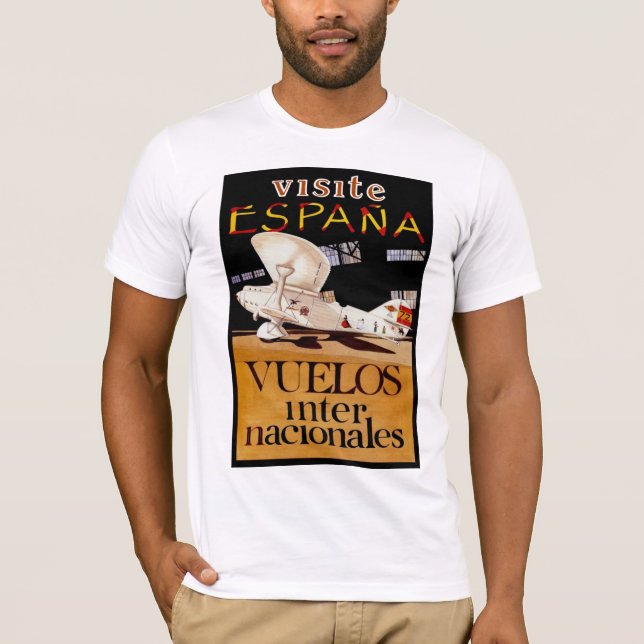 Visite Espana ~ Vuelos Internacionales T-Shirt (Front)