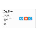 Cobra  Visitekaartjes