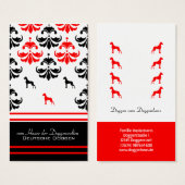 Visitenkarte Dogge (Front & Back)