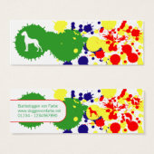 Visitenkarte Dogge bunt (Front & Back)