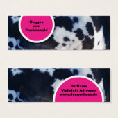 Visitenkarte Gefleckte Doggen (Front & Back)