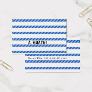 Visitenkarten mit einem Hauch Bayern