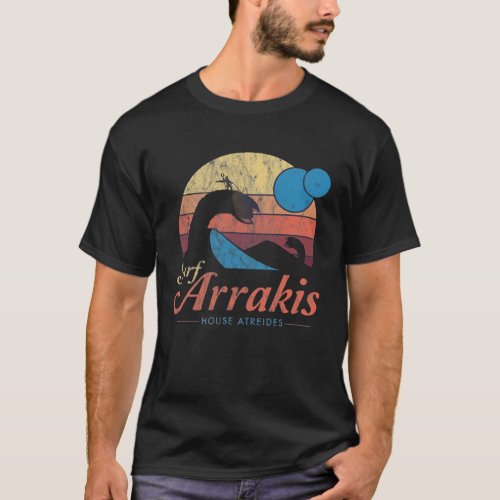 Visitez Arrakis _ Vintage Distressed Surf _ Dune _ T_Shirt