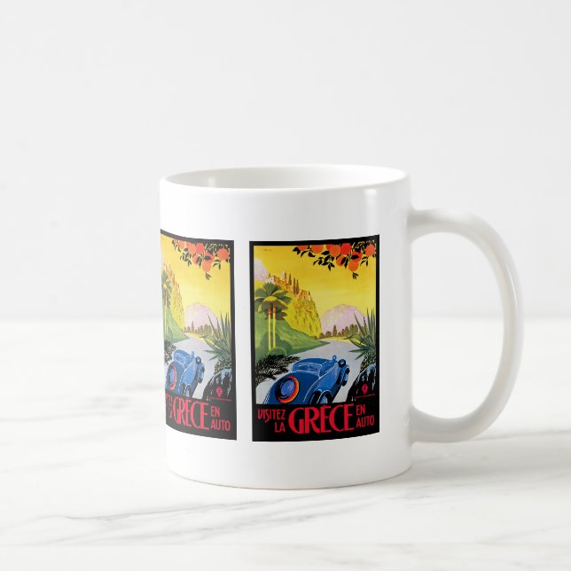 Visitez La Grece Coffee Mug (Right)